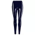 LATEX - legginsy z zamkiem - lateksowe - czarne