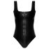 LATEX - lateksowe body z pełnym zamkiem (czarne)