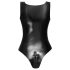 LATEX - lateksowe body z pełnym zamkiem (czarne)