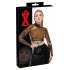 LATEX - przezroczysta lateksowa bluzka (przezroczysta-czarna) - S-L