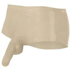 LATEX - bokserki z powłoką na penisa - naturalny latex