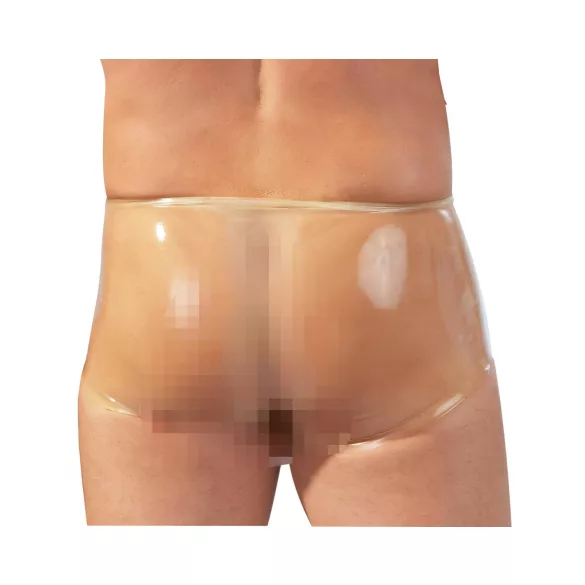 LATEX - bokserki z powłoką na penisa - naturalny latex - L/XL