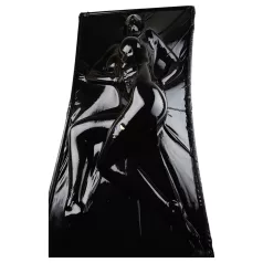 Latex X - łóżko próżniowe z lateksu (czarne)