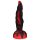 OgazR Hell Dong - prążkowany wibrator 20 cm (czerwony)