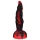 OgazR Hell Dong - dildo żebrowane - 20 cm - czerwony