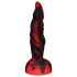 OgazR Hell Dong - prążkowany wibrator 20 cm (czerwony)