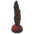 OgazR Hell Dong - dildo żebrowane - 20 cm - czerwony
