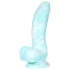 OgazR Sea Serpent - dildo żebrowane - 17 cm - niebiesko-biały
