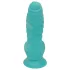 OgazR Sea Serpent - dildo żebrowane - 17 cm - niebiesko-biały
