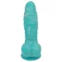 OgazR Sea Serpent - dildo żebrowane - 17 cm - niebiesko-biały