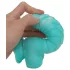 OgazR Sea Serpent - dildo żebrowane - 17 cm - niebiesko-biały