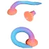 OgazR XXL Eel - długie analne dildo świecące w ciemności - 47 cm różowe