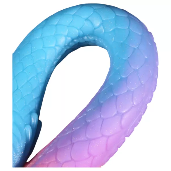 OgazR XXL Eel - długie analne dildo świecące w ciemności - 47 cm różowe