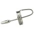 DeepRing - pierścień metalowy, dilatator - 9cm (srebrny)