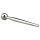 FukR - kulkowy rozszerzacz metalowy - 8cm (srebrny)
