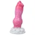 Animalorny Buldog - dildo penis psa - 17cm - różowy