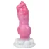 Animalorny Buldog - dildo penis psa - 17cm - różowy