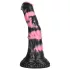 Bad Horse - silikonowy dildo w kształcie końskiego penisa - 18 cm (czarno-różowy)