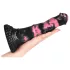 Bad Horse - silikonowy dildo w kształcie końskiego penisa - 18 cm (czarno-różowy)
