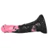 Bad Horse - silikonowy dildo w kształcie końskiego penisa - 18 cm (czarno-różowy)
