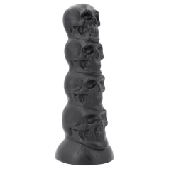 Topped Monster - dildo w kształcie czaszki - 22 cm (czarny)