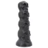 Topped Monster - dildo w kształcie czaszki - 22 cm (czarny)