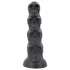 Topped Monster - dildo w kształcie czaszki - 22 cm (czarny)