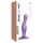 Strap-on-me Curvy S - falowany dildo z przyssawką (fioletowy)