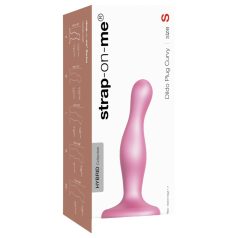   Strap-on-me Curvy S - falowany dildo z przyssawką (różowy)