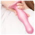 Strap-on-me Curvy S - falowany dildo z przyssawką (różowy)