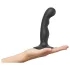 Strap-on-me P&G S - dildo z przyssawką wygięte - czarny