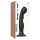 Strap-on-me - dildo z przyssawką - wygięte - czarne - P&G L