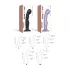 Strap-on-me - dildo z przyssawką - wygięte - czarne - P&G L