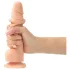 Strap-on-me S - dwuwarstwowe dildo z przyssawką (kolor cielisty)