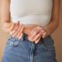 Strap-on-me M - Dwuwarstwowy dildo z przyssawką (naturalny)