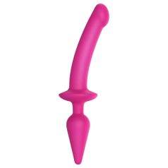   Strap-on-me™ Swith Semi-Realistic L - 2w1 silikonowy dildo (różowy)