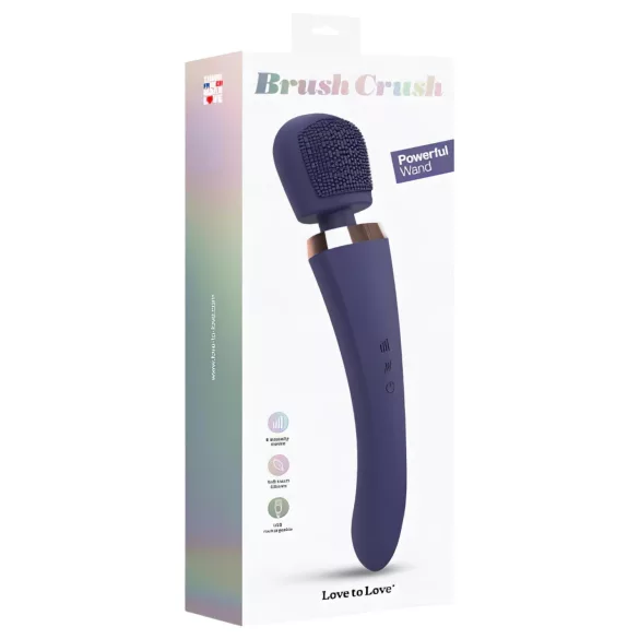 Love to Love Brush Crush - różdżkowy masażer wibracyjny (niebieski)