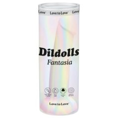   Dildolls Fantasia - silikonowe dildo z przyssawką (pasiasty)