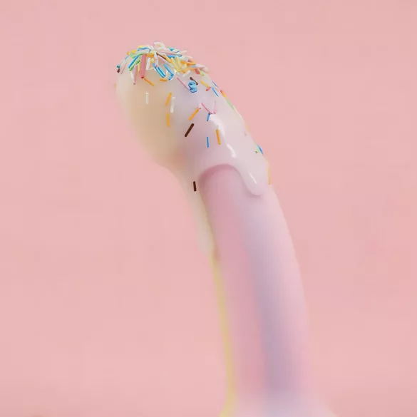 Dildolls Fantasia - silikonowe dildo z przyssawką (pasiasty)