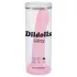 Dildolls Glitzy - silikonowy dildo z przyssawką (różowy)