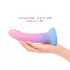 Dildolls Utopia - dildo z przyssawką - silikonowe - kolorowe