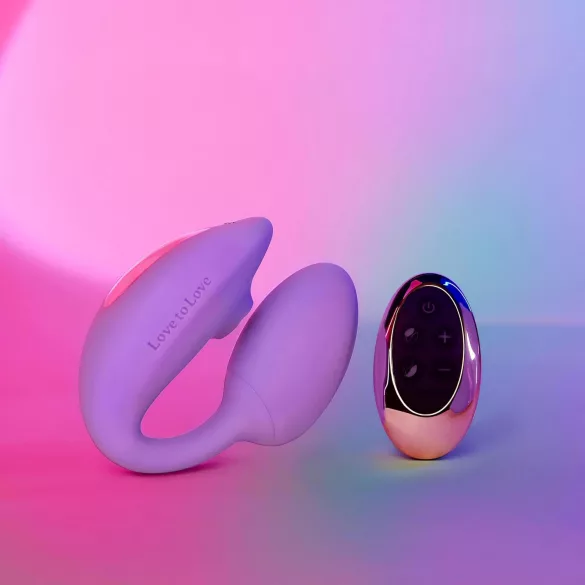Love to Love Wonderlover - wibrator punktu G i łechtaczki (fioletowy)