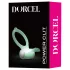 Dorcel - pierścień wibrujący na penisa - świecący w ciemności - biały