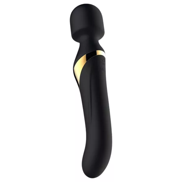 Dorcel - wibrator 2w1 z masażerem - czarny
