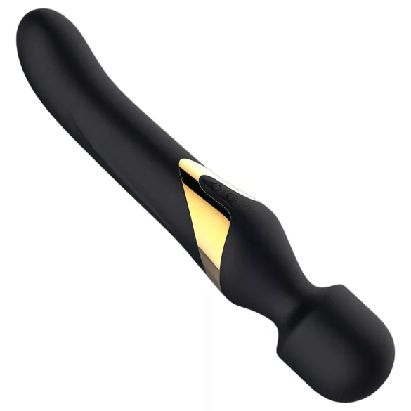 Dorcel - wibrator 2w1 z masażerem - czarny