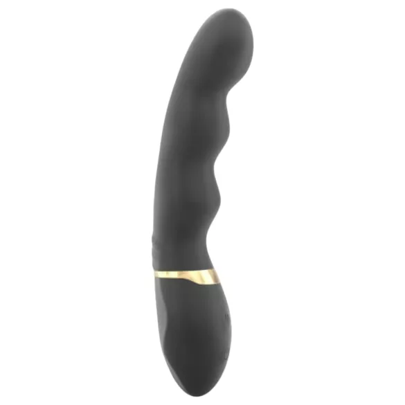 Dorcel Too Much 2.0 - wibrator ładowany USB - 3 silniki - czarno-złoty