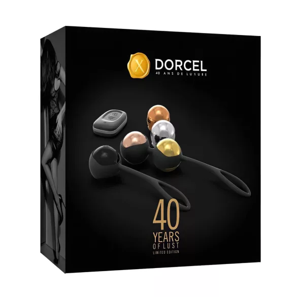 Kulki treningowe Dorcel - bezprzewodowy, regulowany zestaw kulek gejszy