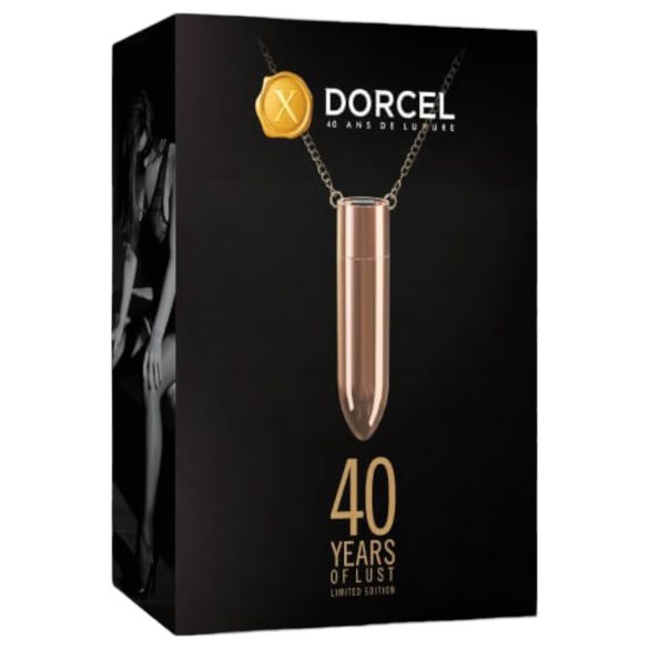 Dorcel - wodoodporny naszyjnik wibrator z akumulatorem (rosegold)