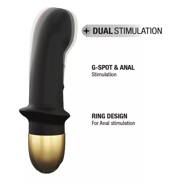 Dorcel Mini Lover 2.0 - akumulatorowy wibrator punktu G (czarno-złoty)