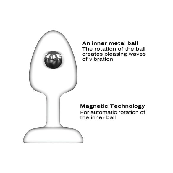 Dorcel - kulkowe, zdalnie sterowane analne wibrator M - (czarny)